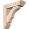 Ekena Millwork Balboa Slat Smooth Bracket w/ Offset Brace, Douglas Fir, 5 1/2"W x 20"D x 20"H BKT0604X20X20BOA06SDF - alternate 1